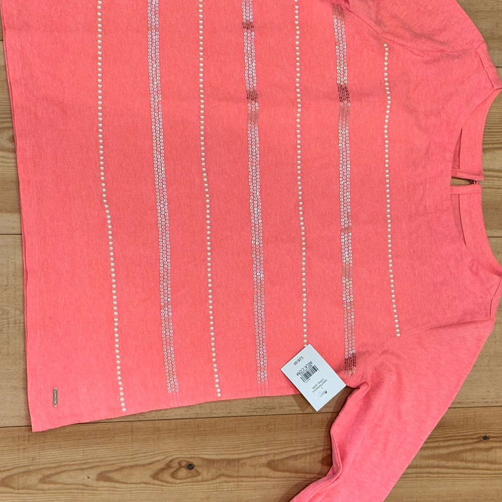 Crown & Ivy Kids Coral Tee